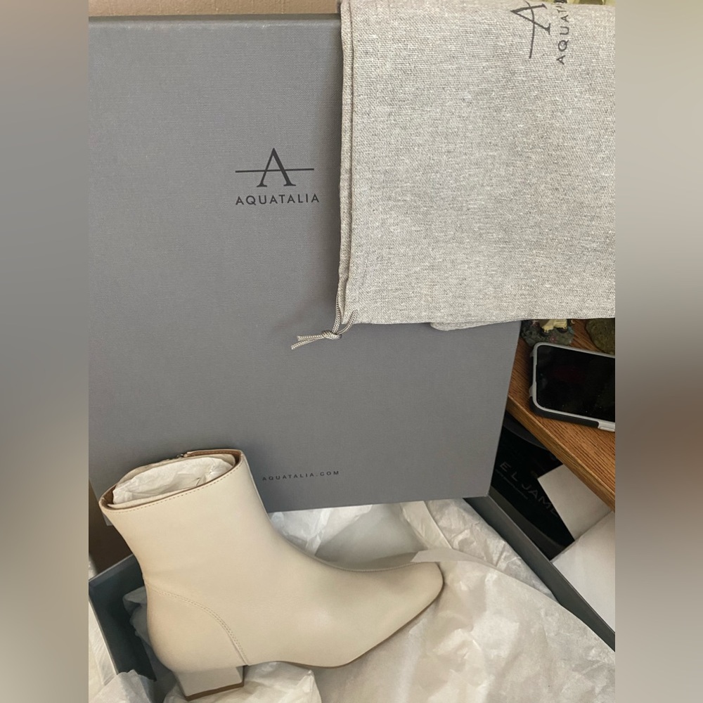 Brand new, in the box with satchel. Never worn!